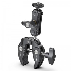 Ulanzi R094 Multi  functional Super Clamp Aluminum Alloy Magic Arm with Claw Clip Universal Monitor Bracket BallHead Clamp Holder Stand for Camera LED Light