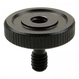 1 4 inch Male to Female Screw Adapter for Fixing Light   Stand  Black