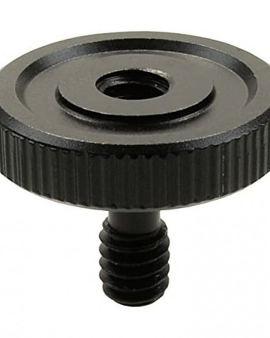 1 4 inch Male to Female Screw Adapter for Fixing Light   Stand  Black