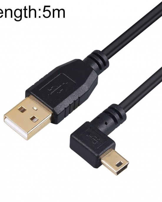 5m Elbow Mini 5 Pin to USB 2 0 Camera Extension Data Cable