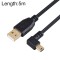 5m Elbow Mini 5 Pin to USB 2 0 Camera Extension Data Cable