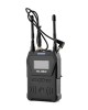 YELANGU YLG9929B MX4 Dual  Channel 100CH UHF Wireless Microphone System with 2 Transmitters and Receiver for DSLR Cameras and Video Cameras  Black