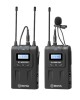 BOYA BY  WM8 Pro  K1 Dual  Channel 48CH UHF Wireless Microphone System with Transmitter and Receiver for DSLR Camera and Video Camera