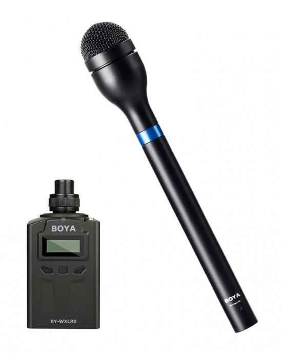 BOYA BY  WM8 Pro  K3 Dual  Channel 48CH UHF Wireless Handheld Microphone   Receiver Kit