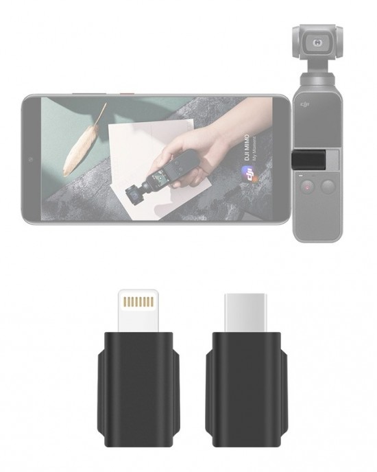 Original DJI Osmo Pocket   Pocket 2 Mobile Phone Connector  Interface 8 Pin