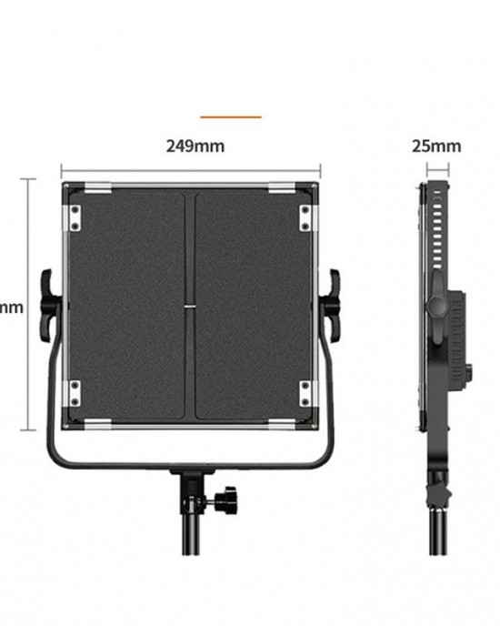 Pixel K80 RGB 45W 2600  10000K 552 LEDs Photography Fill Light Panel Lamp With LCD Display  US Plug Standard Set